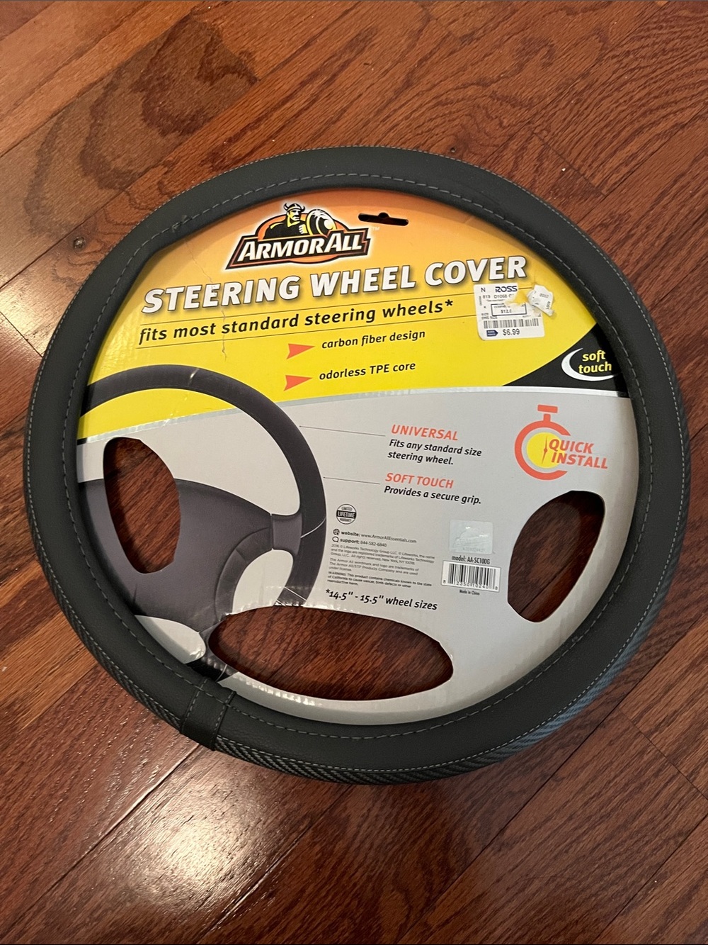 Armor All Black Steering Wheel Cover